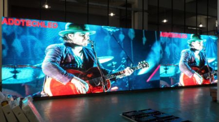 Front Serviced Indoor LED Screen in Europe