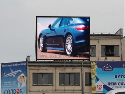 LED Billboard on Roof