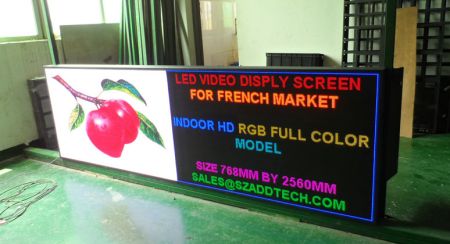 P4mm French Indoor SMD Full Color LED Banner