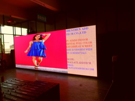 P7.62mm Rental Indoor SMD Full Color LED Screen-Aluminum cabinet